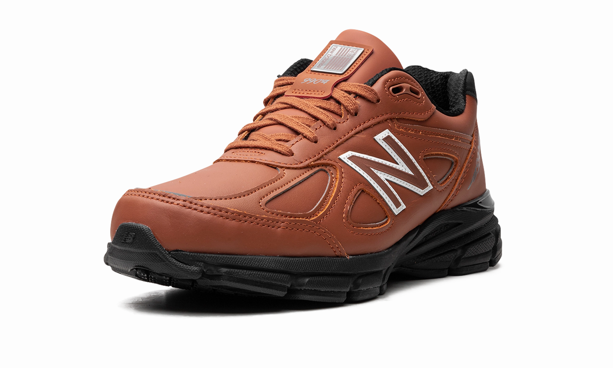 Cross-training tool anniversary - edition running shoes 990V4 MADE IN USA "TEDDY SANTIS - MAHOGANY BLACK"