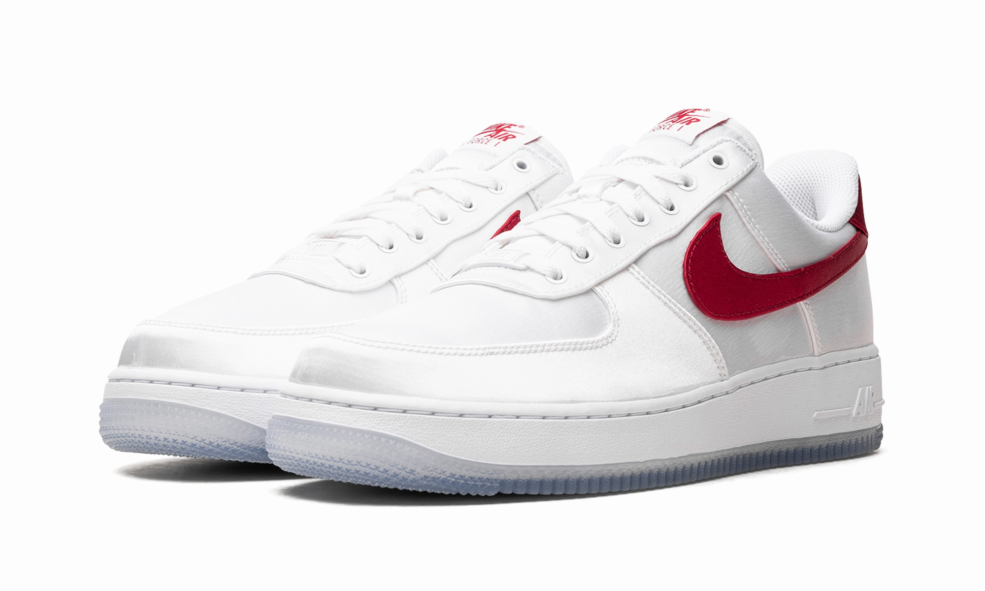 AIR FORCE 1 LO '07 WMNS "Satin White Varsity Red" Urban Flex