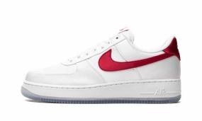 Outing Shoes Breath Flow AIR FORCE 1 LO '07 WMNS "Satin White Varsity Red"