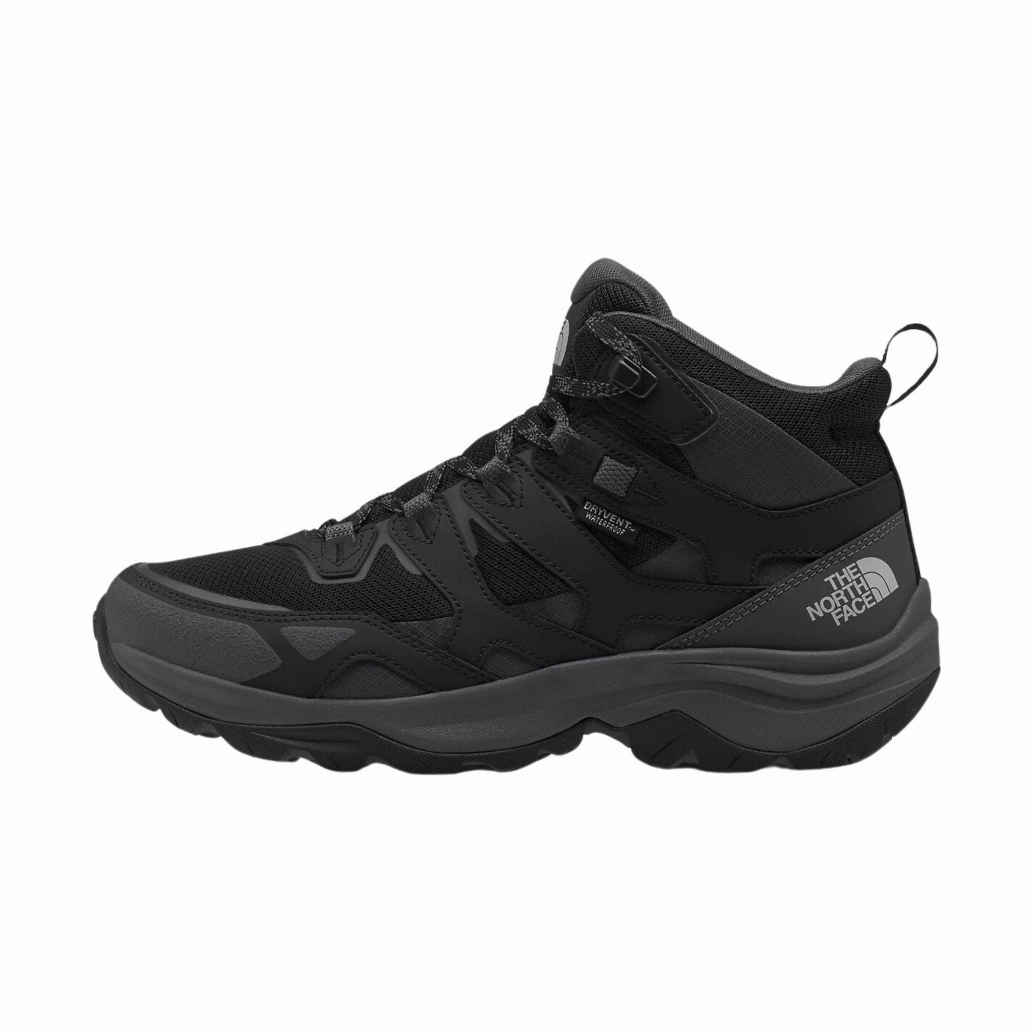 Comfortable Style The North Face Men's Hedgehog 3 Mid Waterproof Boots - TNF Black/Asphalt Grey