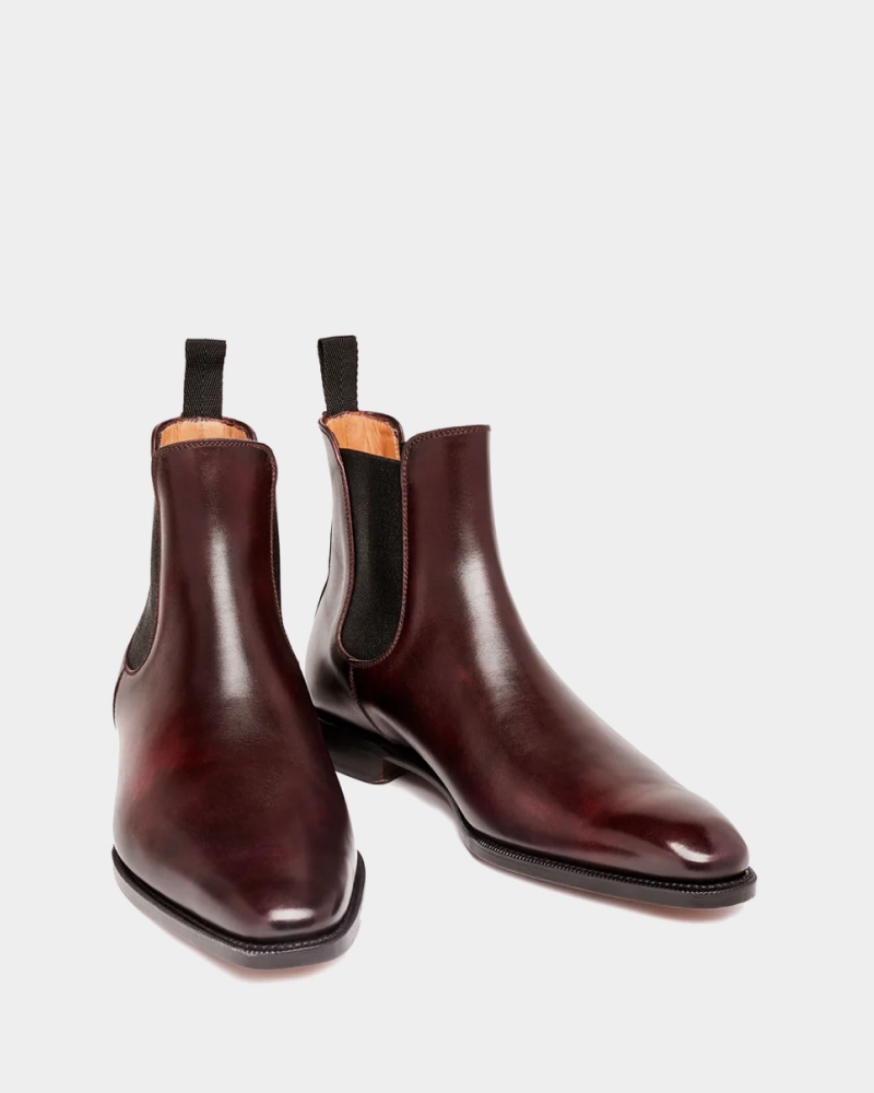 Museum Oxblood Leather Chelsea Boot Urban Commute