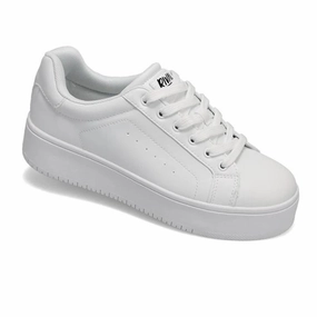 Rival Women's The Ace Rise Court Shoe White Eco Friendly Material running in a gondola station area shoes