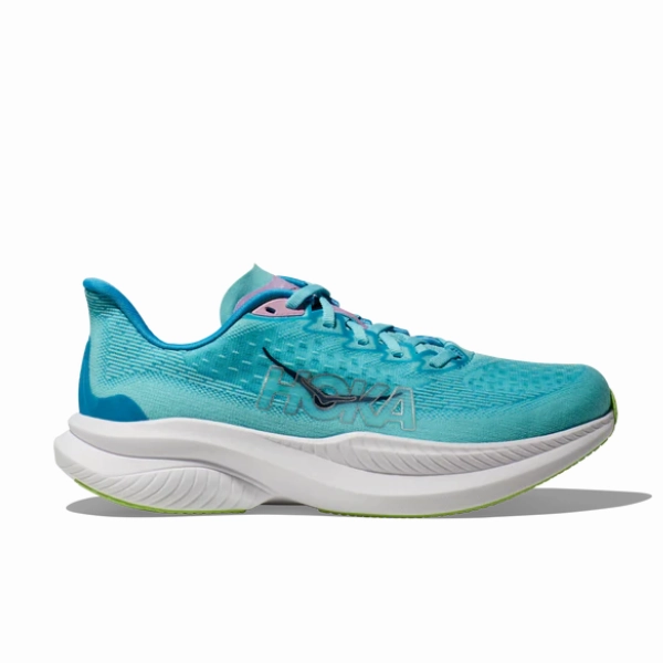 HOKA Women's Mach 6 (Medium Width) Teal Narrow - base formal - looking running shoes