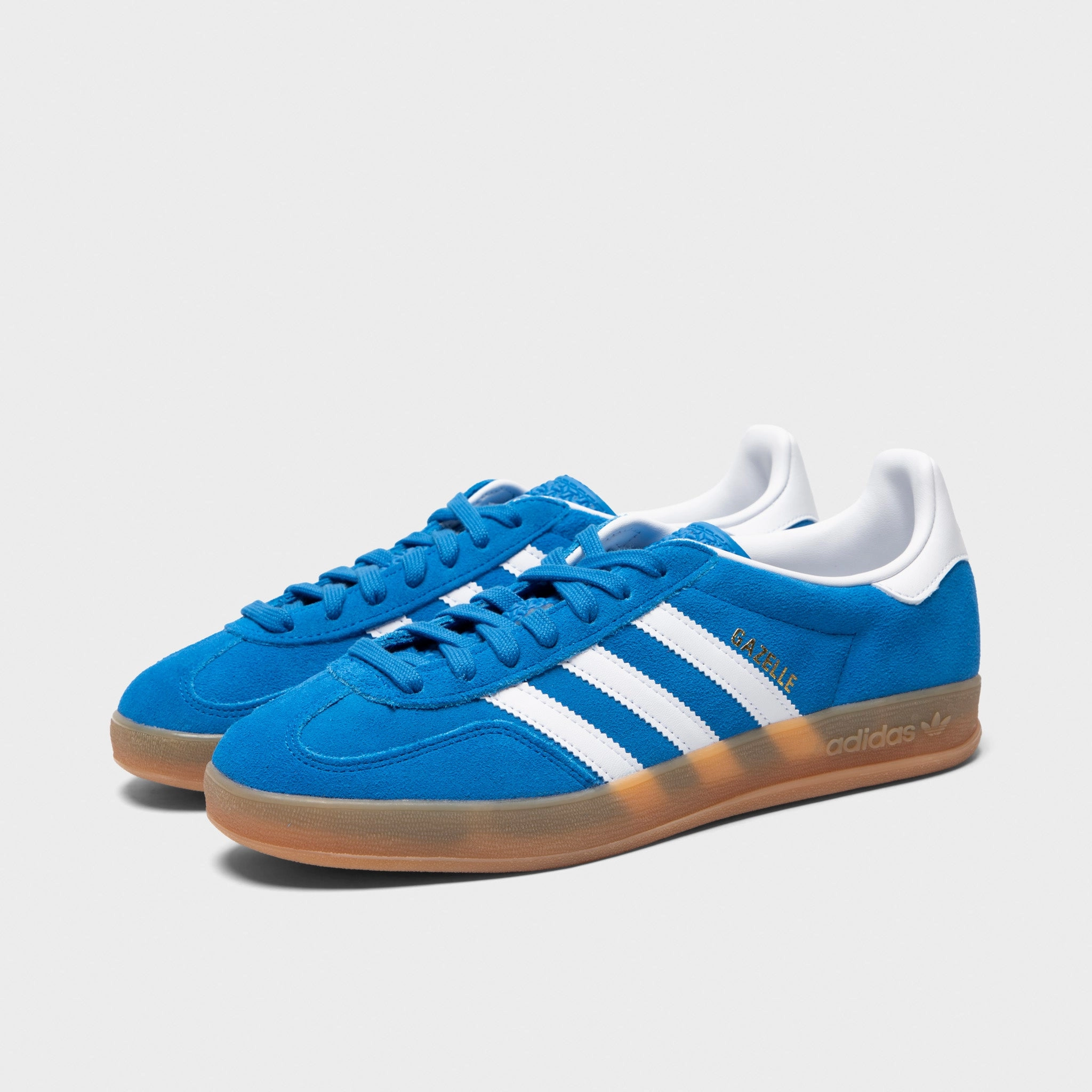 Adidas Gazelle Indoor Blue Bird / Fwtr White - Gum Comfort Runner Sturdy Outsole