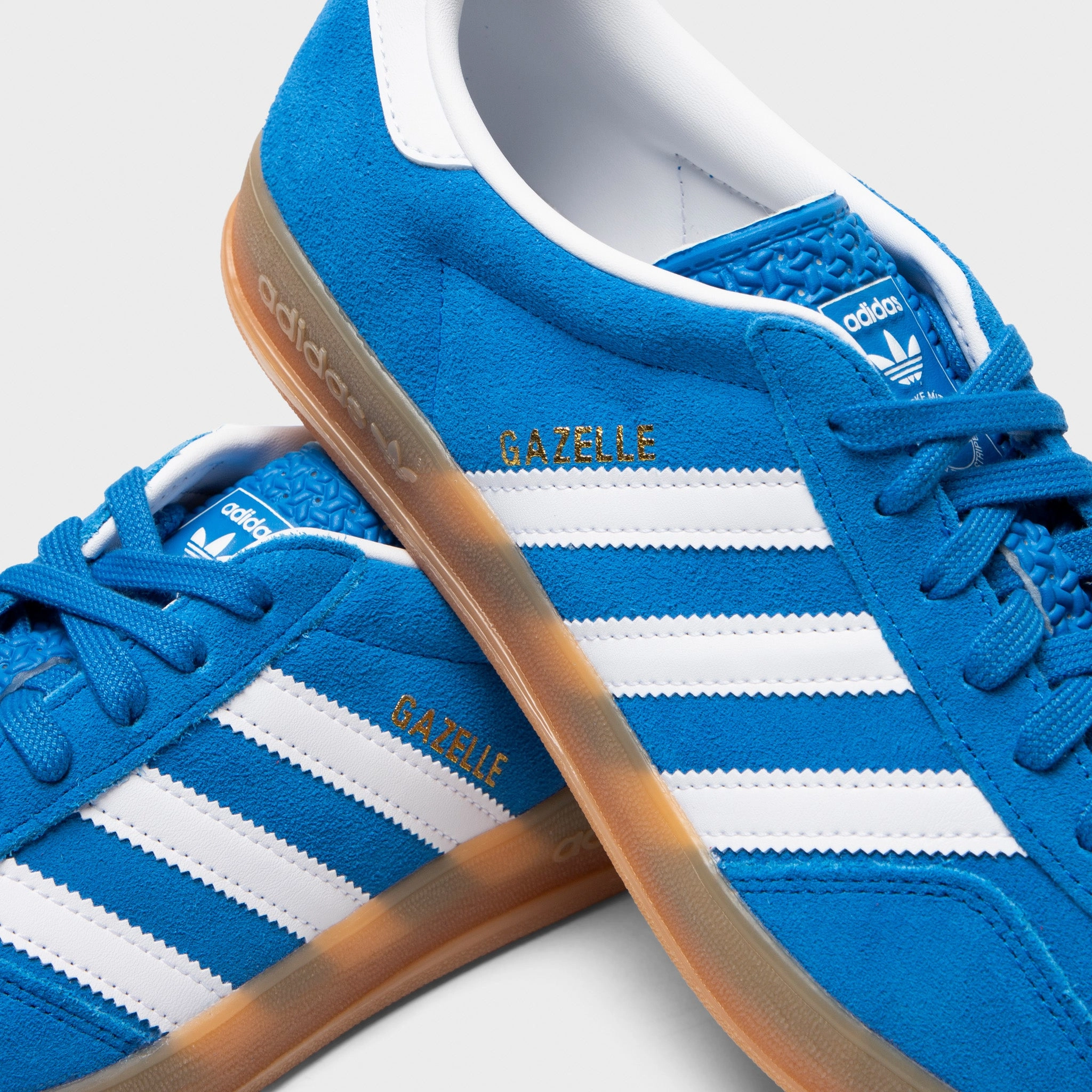 Firm Cushion Every Walk Adidas Gazelle Indoor Blue Bird / Fwtr White - Gum