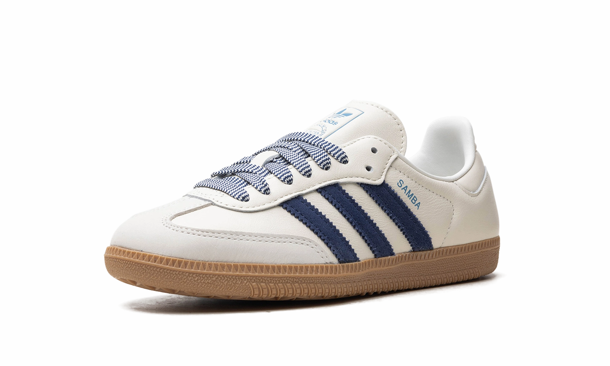 Tread Pattern Pump Style Samba OG WMNS "Off White Dark Blue"