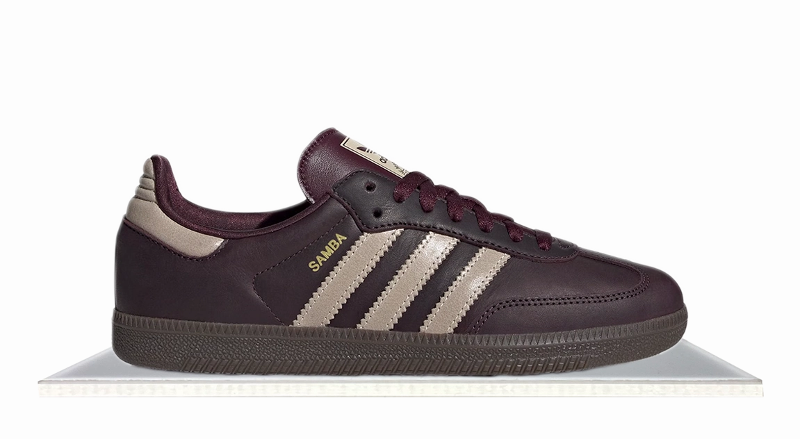 AntiOdor Adidas Samba Maroon Crystal Sand