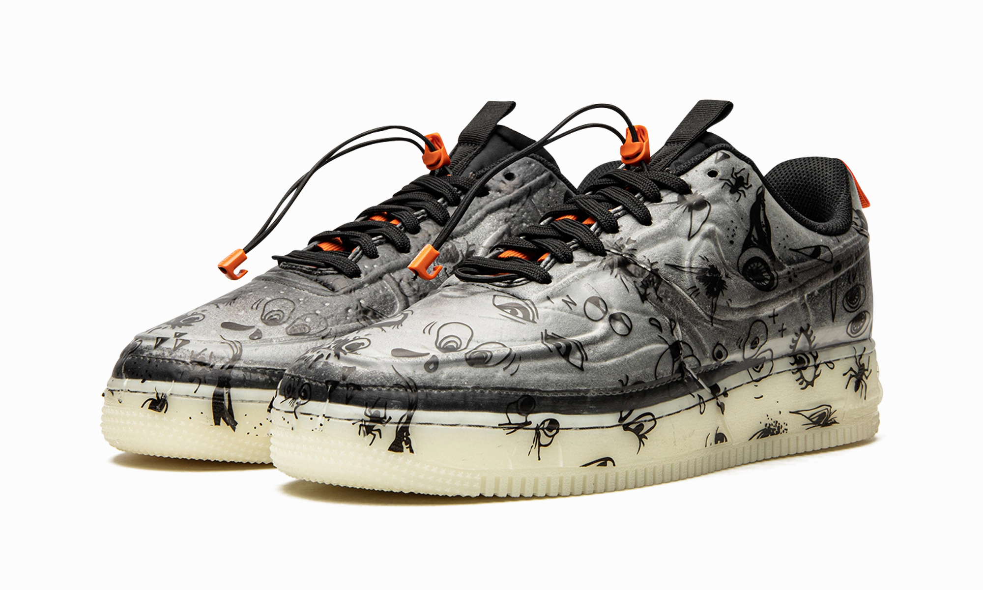 Comfortable Step Air Force 1 Experimental "Halloween"