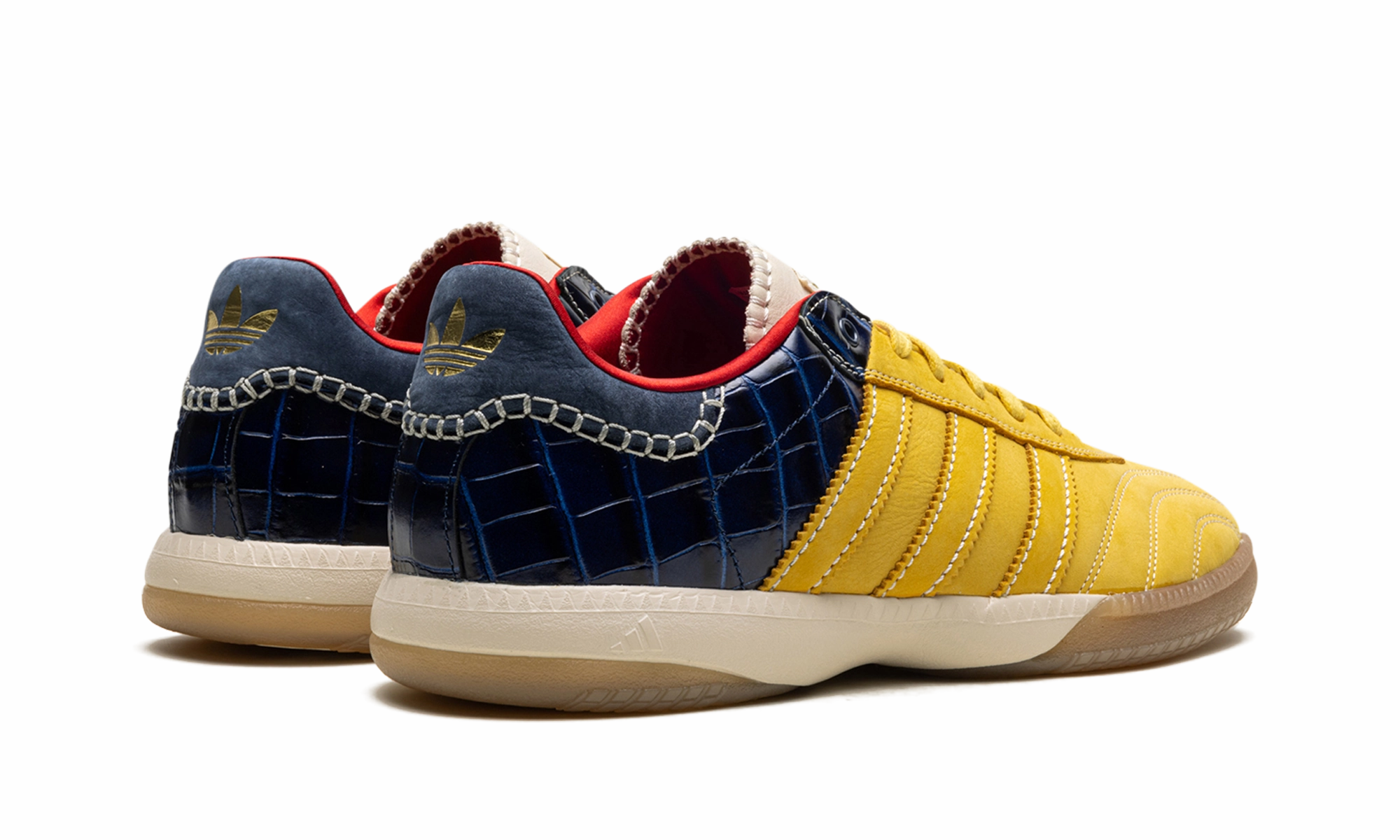 Samba Millenium "Wales Bonner - Fade Gold / Navy Croc" Hill Stroll Lifestyle Ready