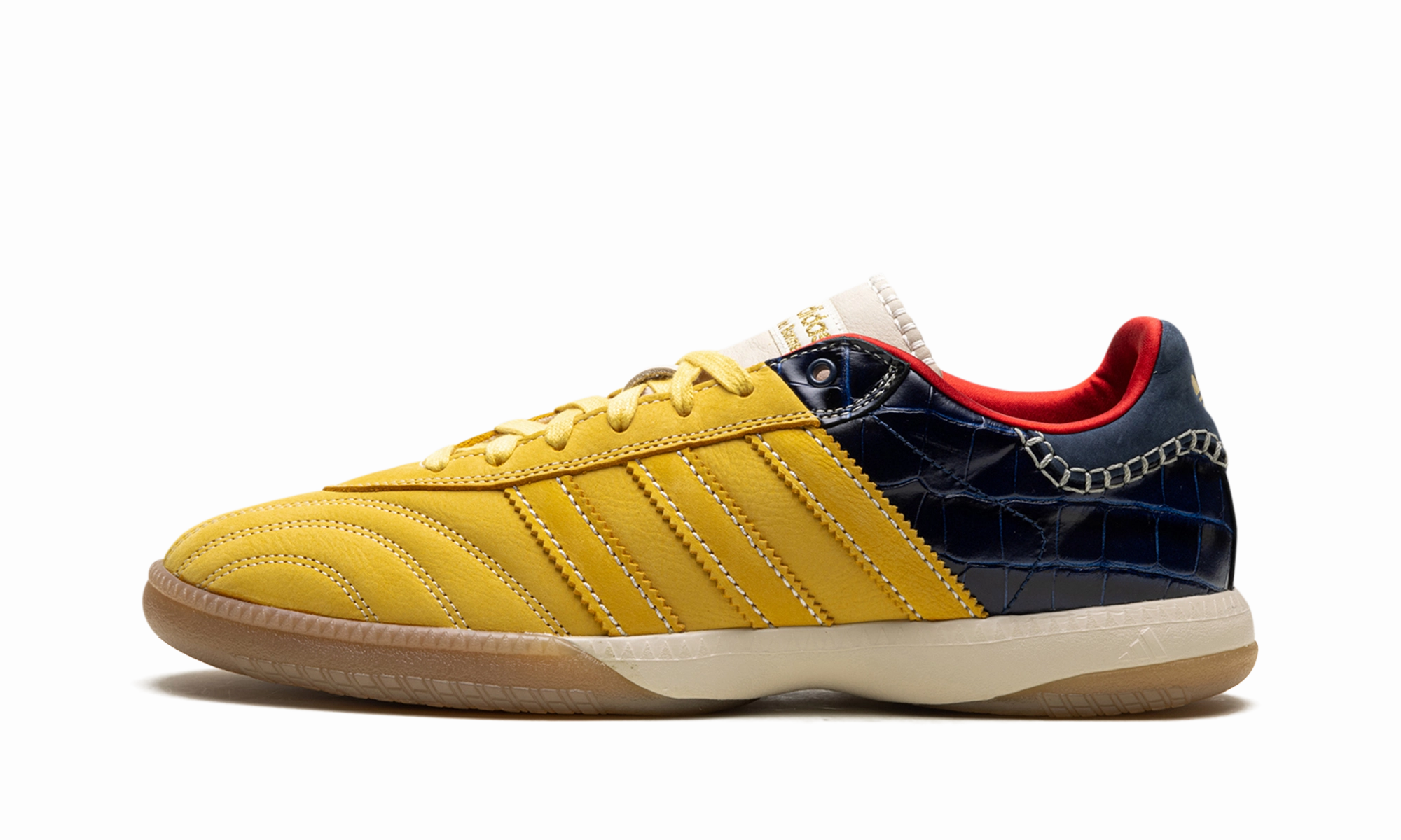 Samba Millenium "Wales Bonner - Fade Gold / Navy Croc" Steady Hike Zero Drop Sole Geometry