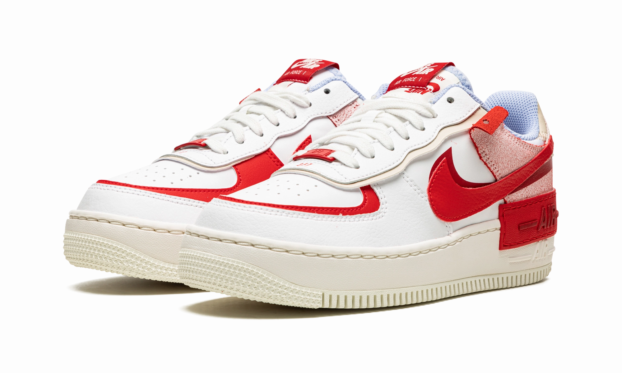Dynamic Fit System Urban Runner AIR FORCE 1 LO SHADO MNS WMNS "Red Cracked Leather"