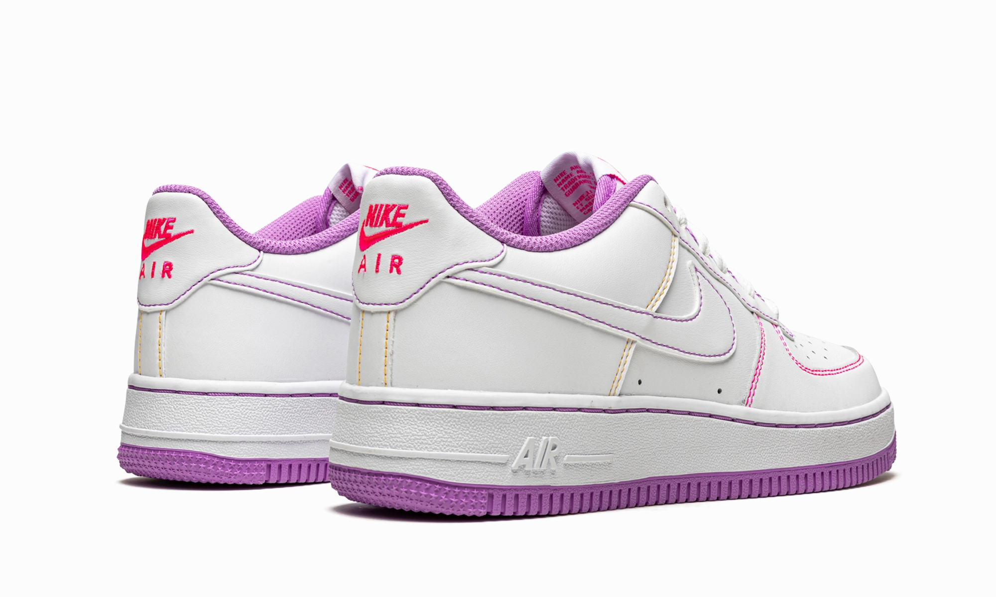 Air Force 1 Low GS "Contrast Stitch - Fuchsia Glow" Spring Ready