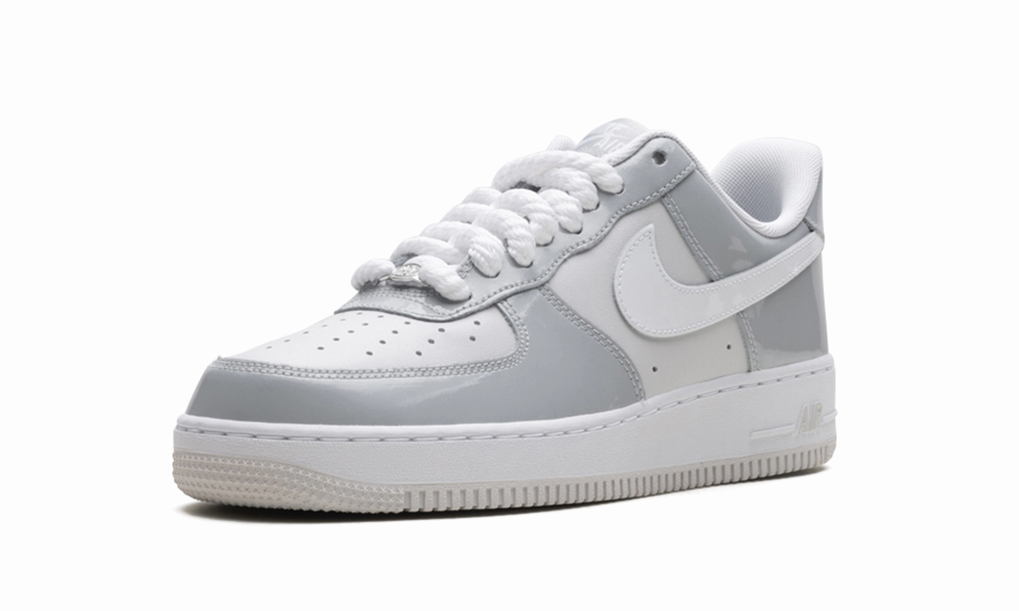 Air Force 1 Low '07 LV8 "Wolf Grey Vast Grey" Neat Shape Minimalist Look