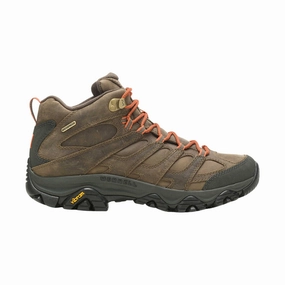 Merrell Men's Moab 3 Prime Mid Waterproof Boots - Canteen Slip Resistant Mountain Climber Library Visit
