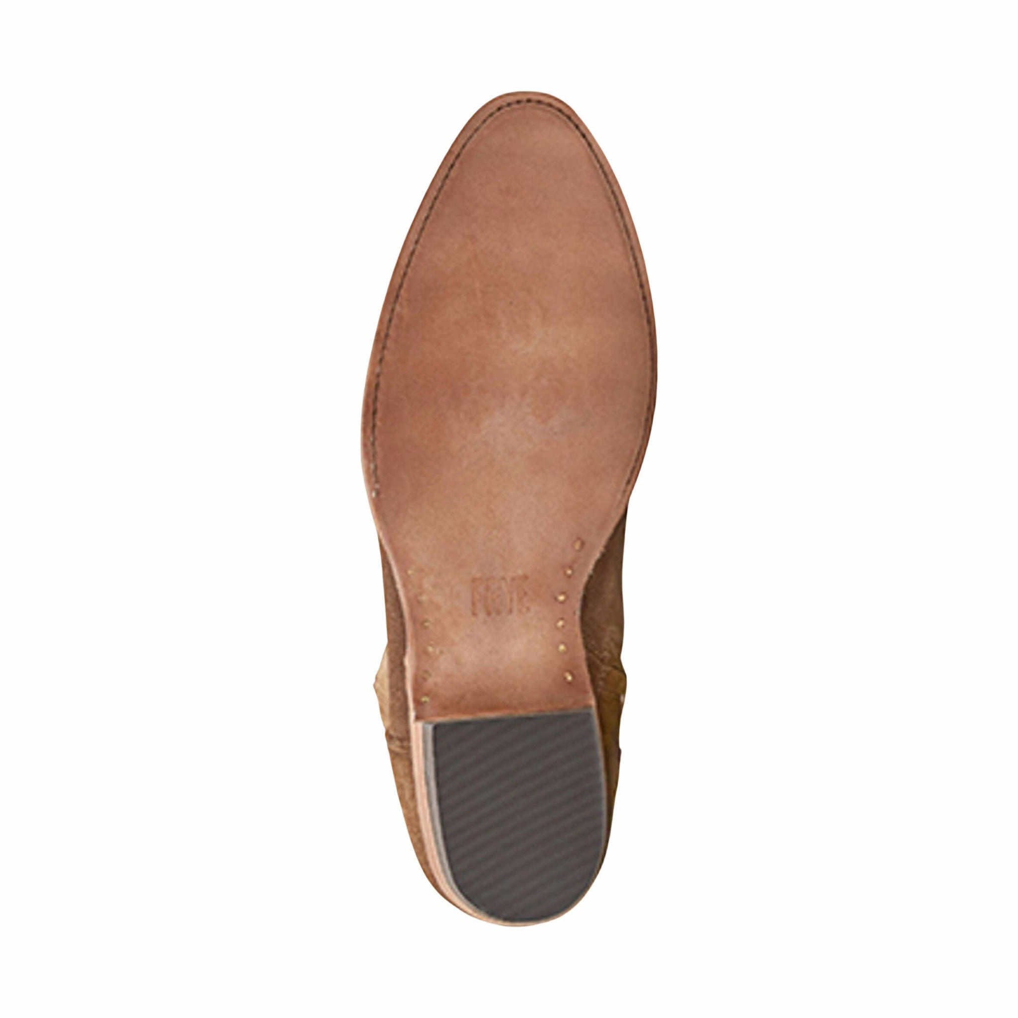 Footbed Slip Resistant Night Travel Frye Men's Austin Inside Zip Roughout Ankle Boots - Dark Ash