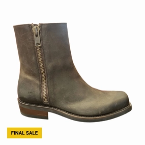 Anti Odor Cold Weather Commuter Frye Men's Conway Outside Zip Boots - Chocolate