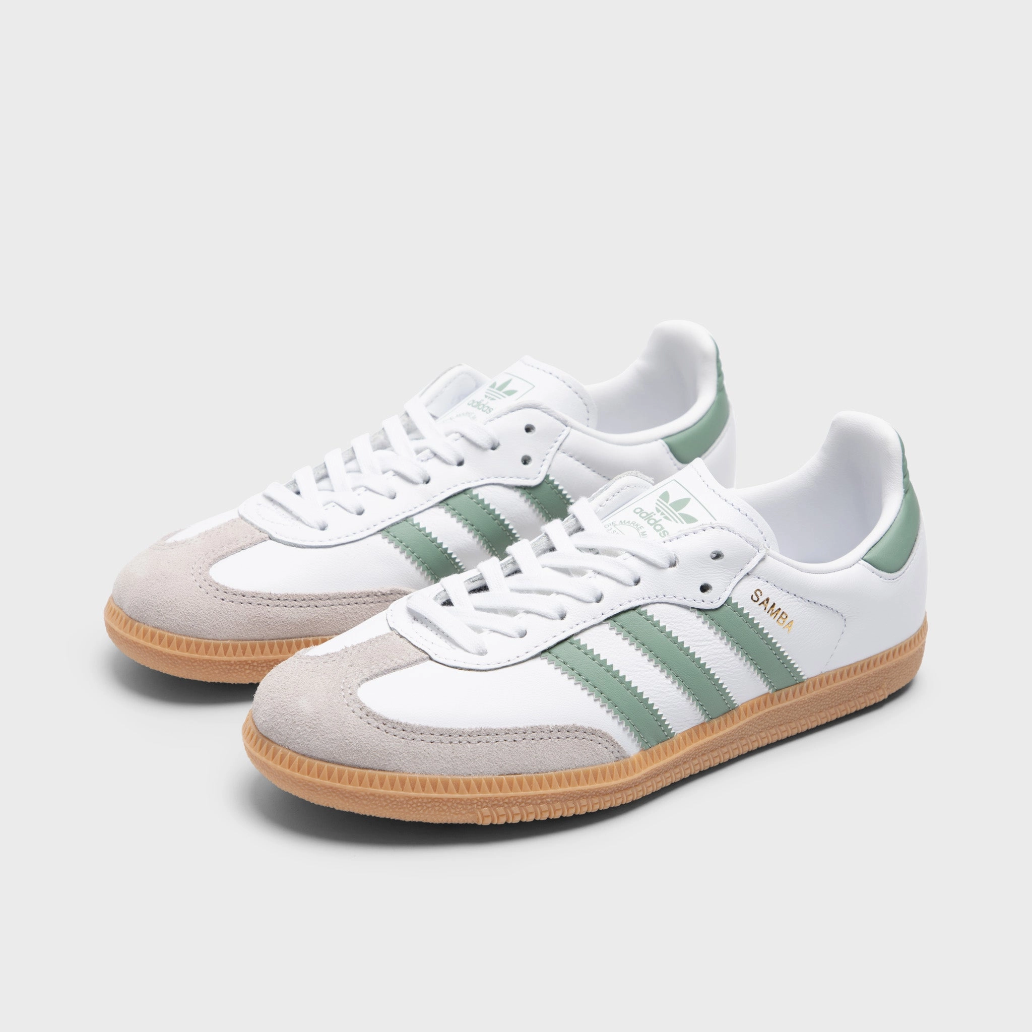 City Ready adidas Juniors' Samba OG Footwear White / Silver Green - Gum