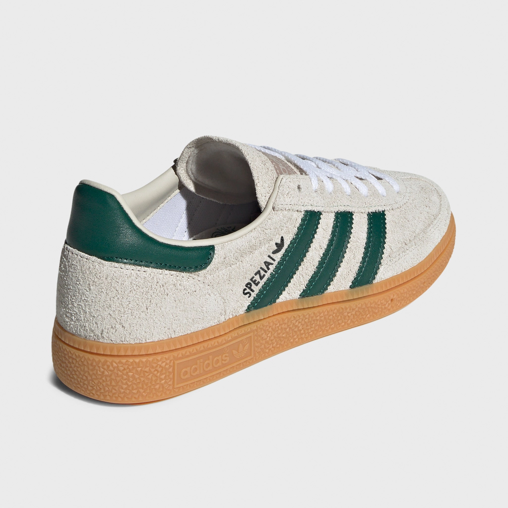 Tension Balanced Upper adidas Originals Women's Handball Spezial Light Brown / Green