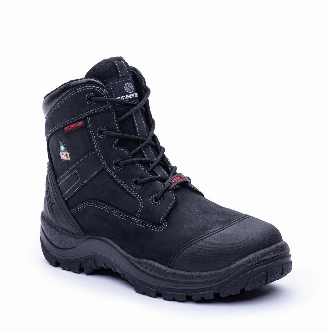 anti-odor Rankin Black  6" Composite Toe work boots - 651