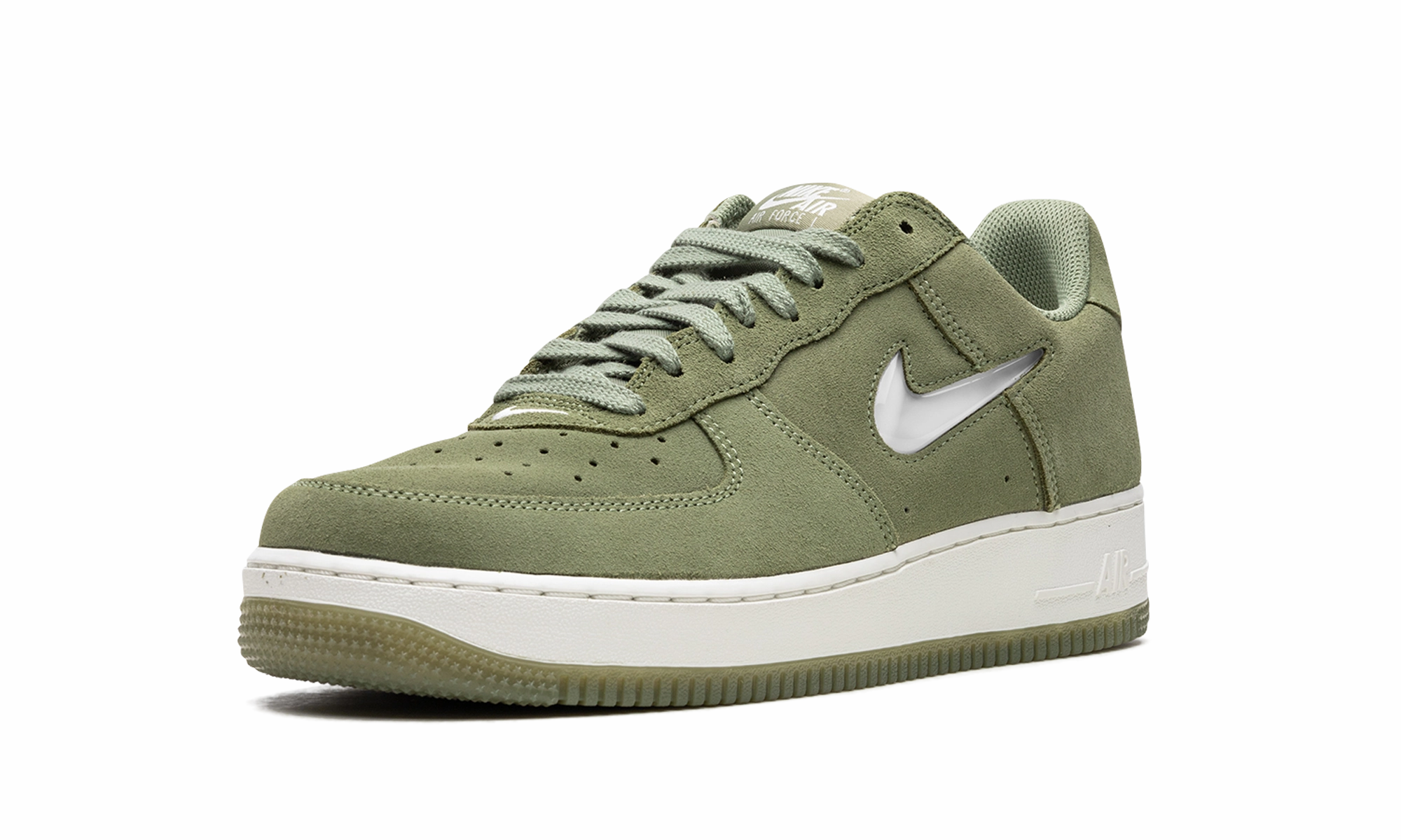 Casual Support Reinforced Heel Counter Air Force 1 Low "Color Of The Month - Oil Green"