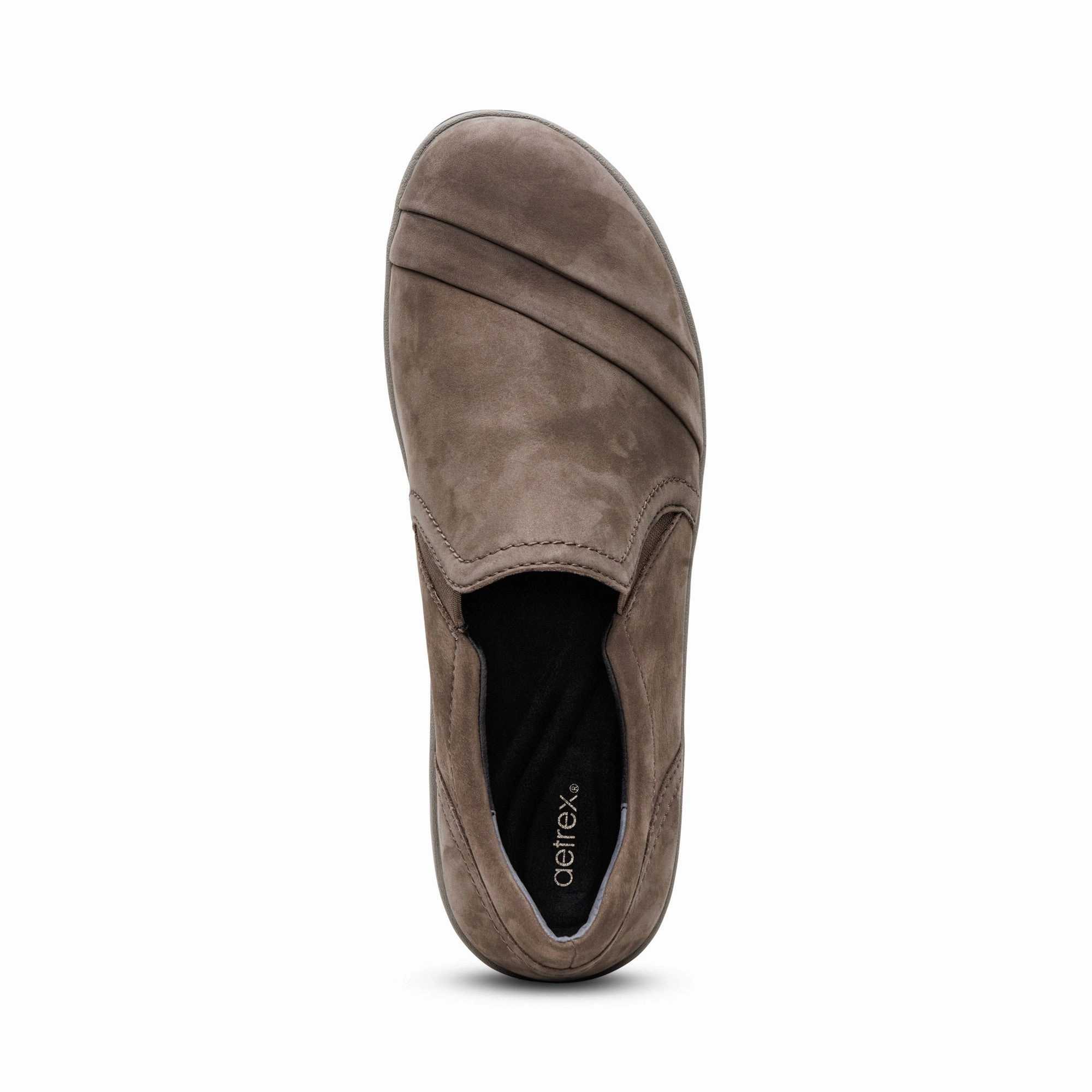 Helena Arch Support Slip-On - Warm Grey Work Break Out And Go