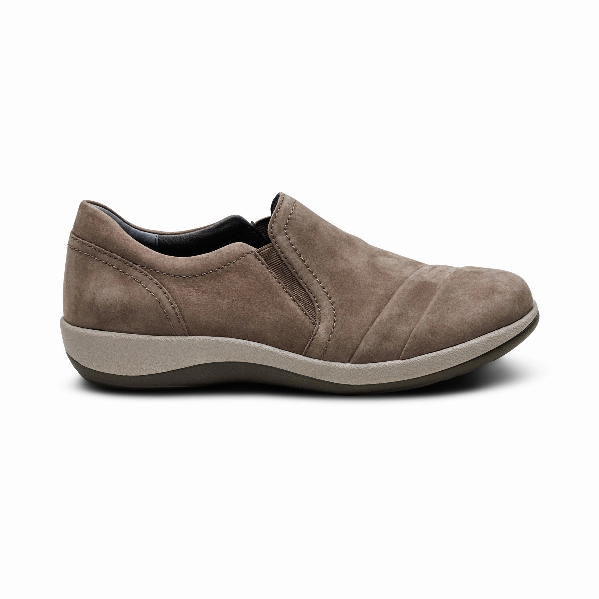 Helena Arch Support Slip-On - Warm Grey Commuter Pick Beach Jog