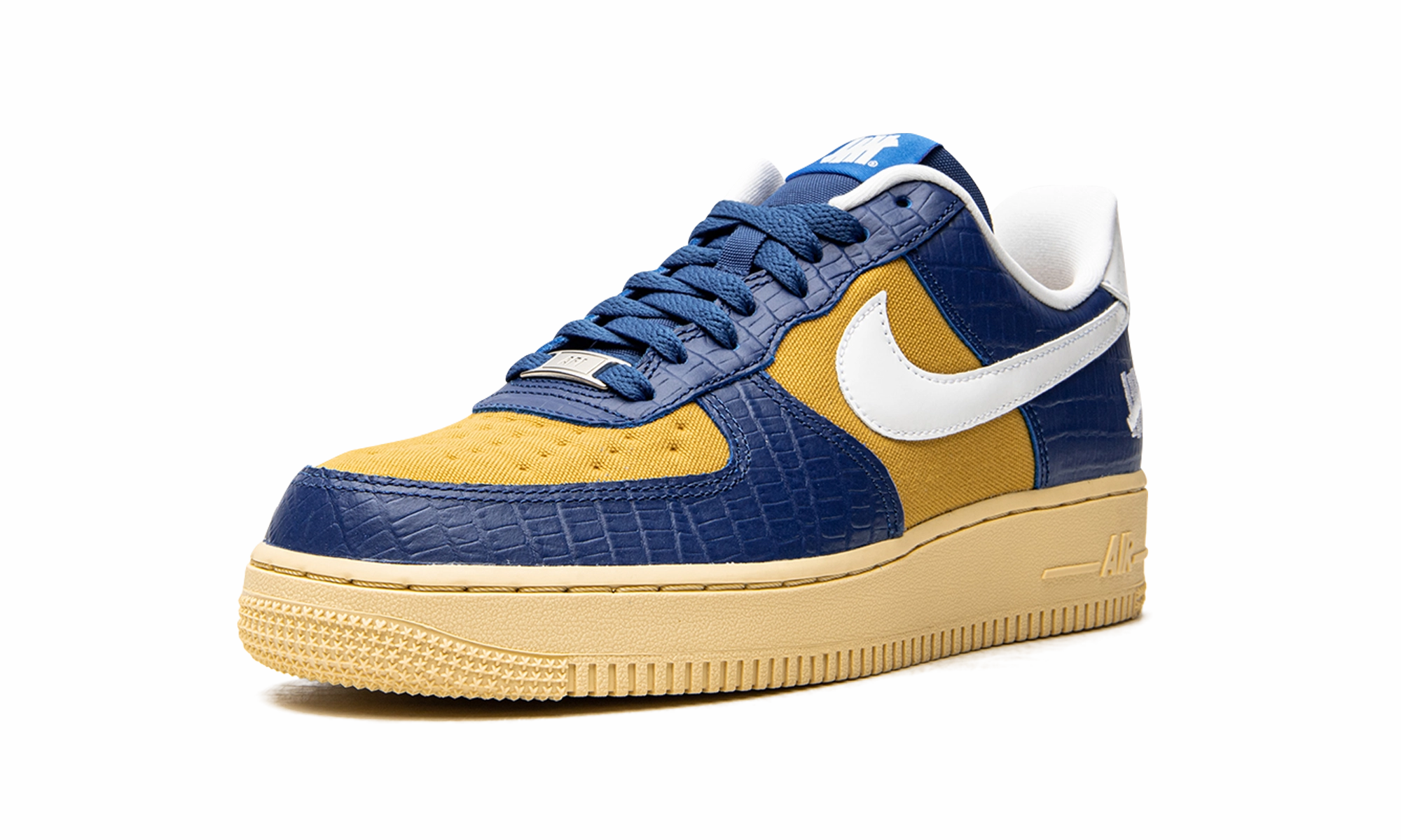 Air Force 1 Low "Undefeated - Blue Croc" padded lining