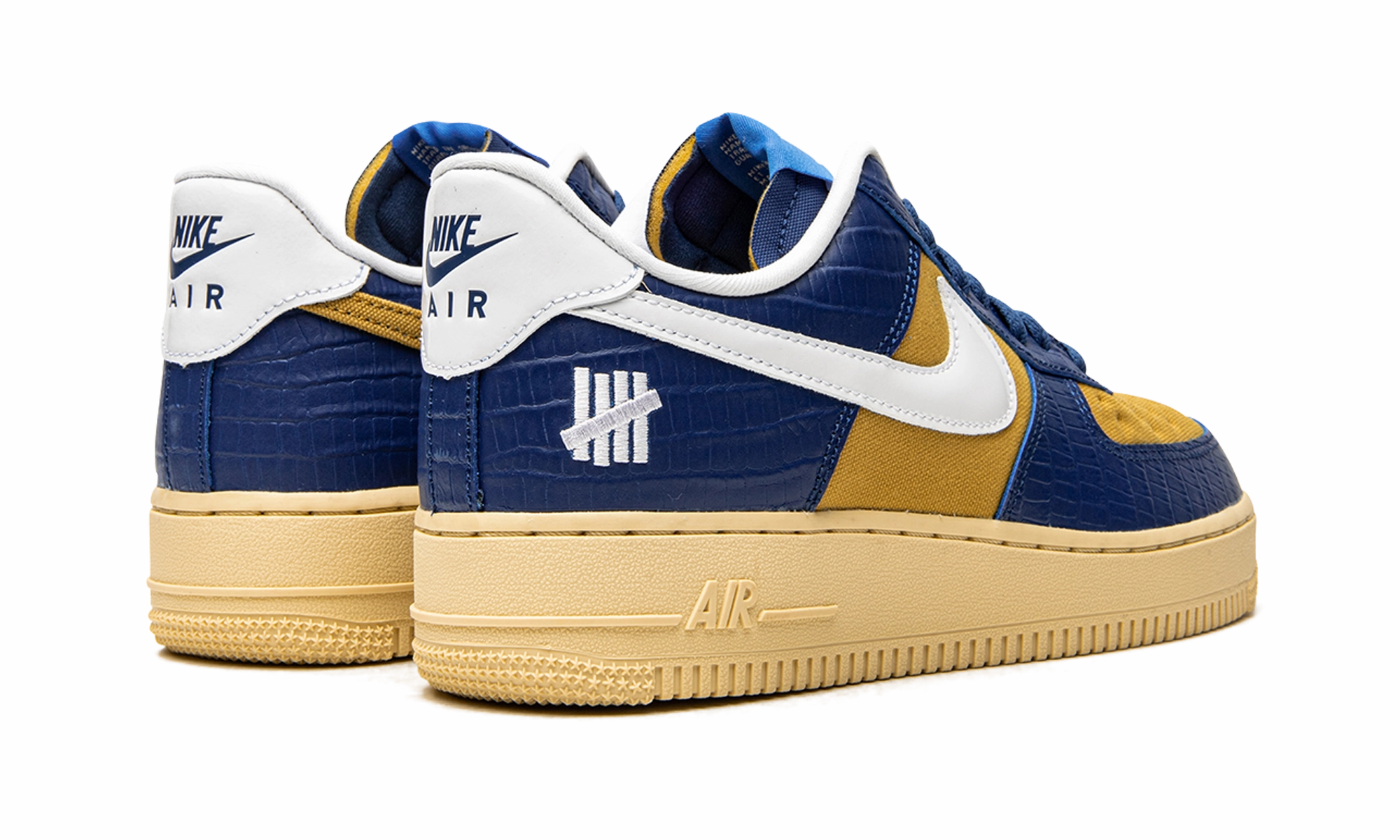 Air Force 1 Low "Undefeated - Blue Croc" Chill Moves Cushion Boost