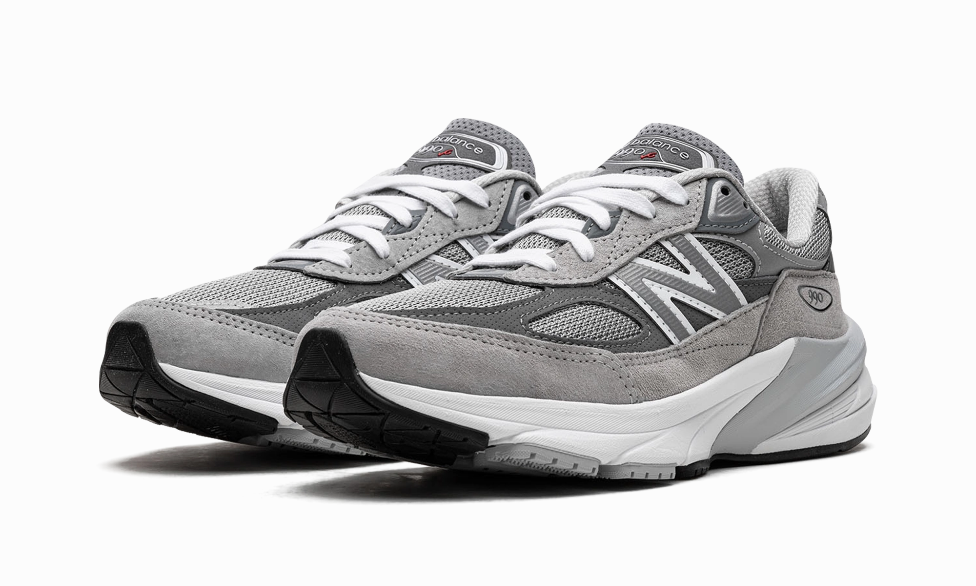 padded collar running shoes 990v6 WMNS "Grey"