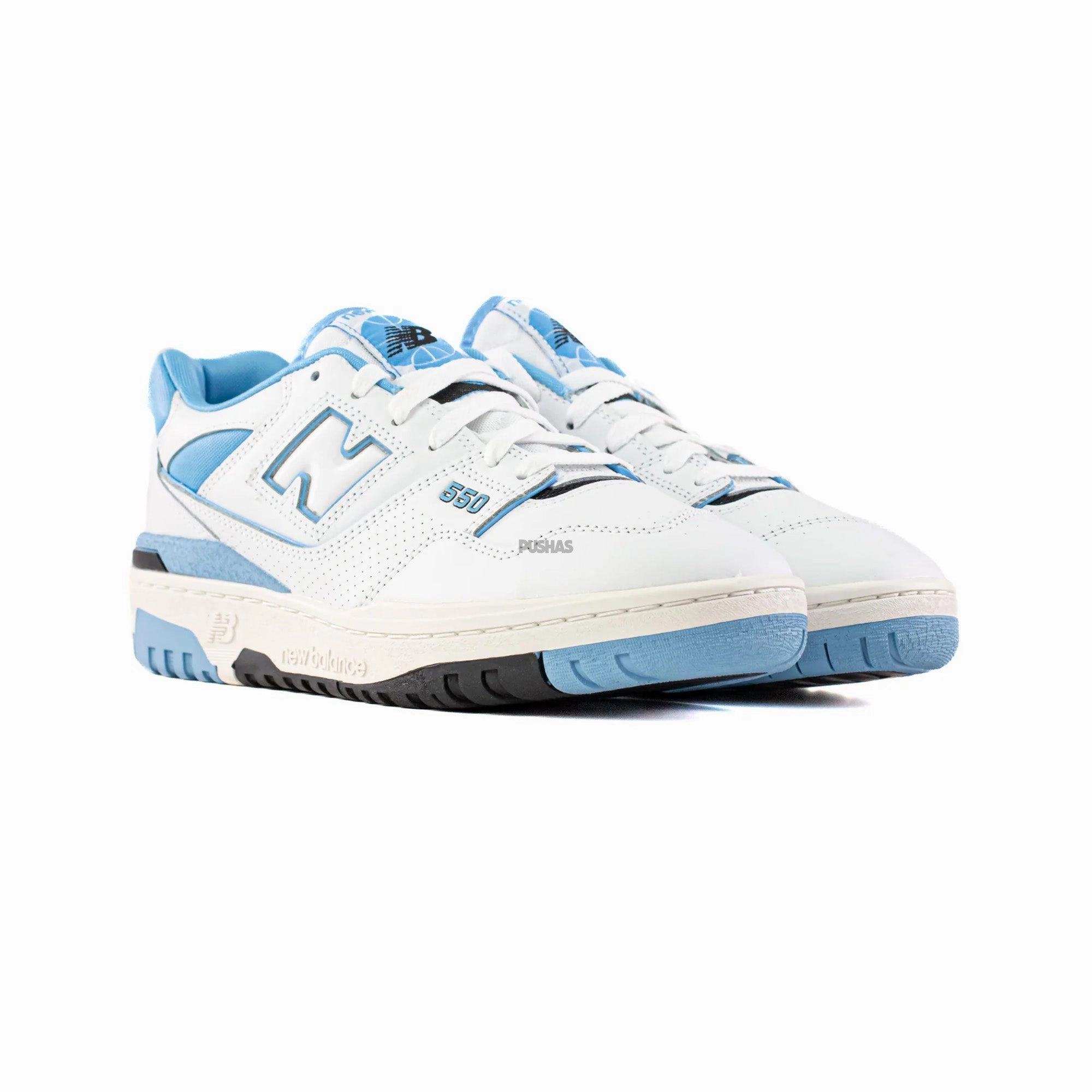 550 'UNC White University Blue' (2021) Molded Heel Collar