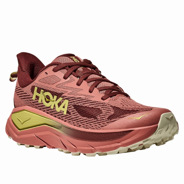 HOKA Women's Challenger 8 Wide Blush Multi Density Foam running in humid conditions