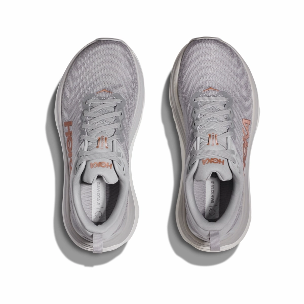 Torsion Stability HOKA Women's Gaviota 5 Wide Harbor Mist/Rose Gold