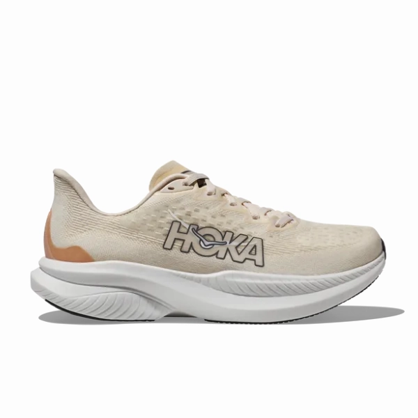 Custom HOKA Women's Mach 6 (Wide Width) Vanilla