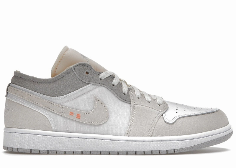 Sleek Form Smooth Wear Jordan 1 Low Se Craft Inside Out White Phantom