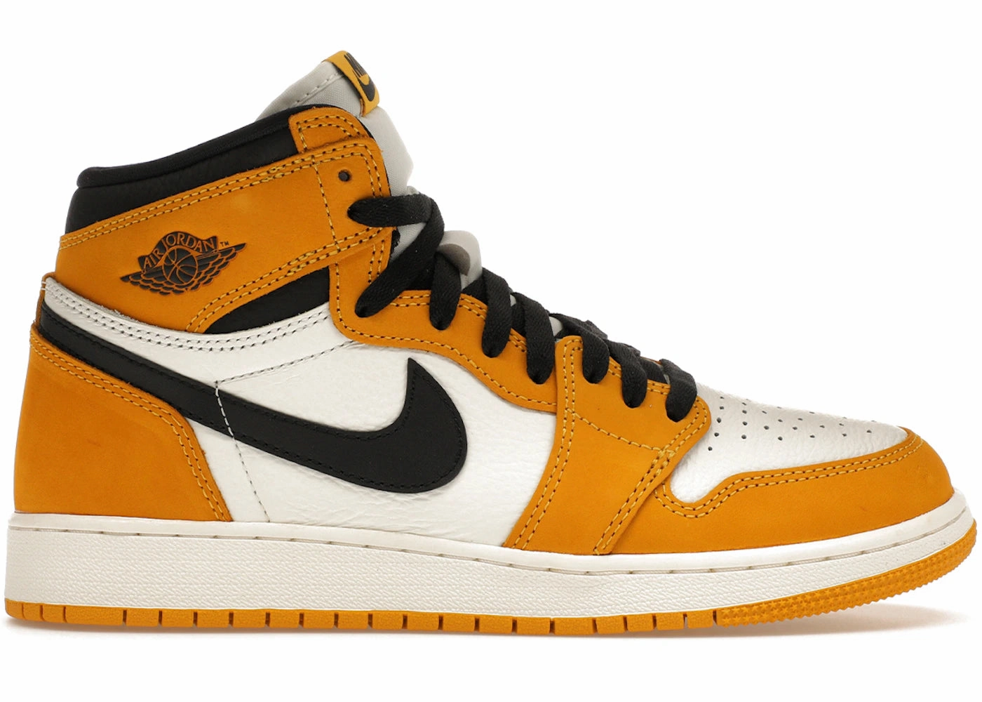 Casual Routine Anti Odor Technology Jordan 1 Retro High Og Yellow Ochre (Gs)