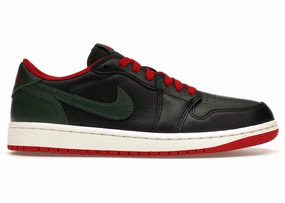 Jordan 1 Retro Low Og Gorge Green Varsity Red (Women'S) Energy Transfer Lean Form