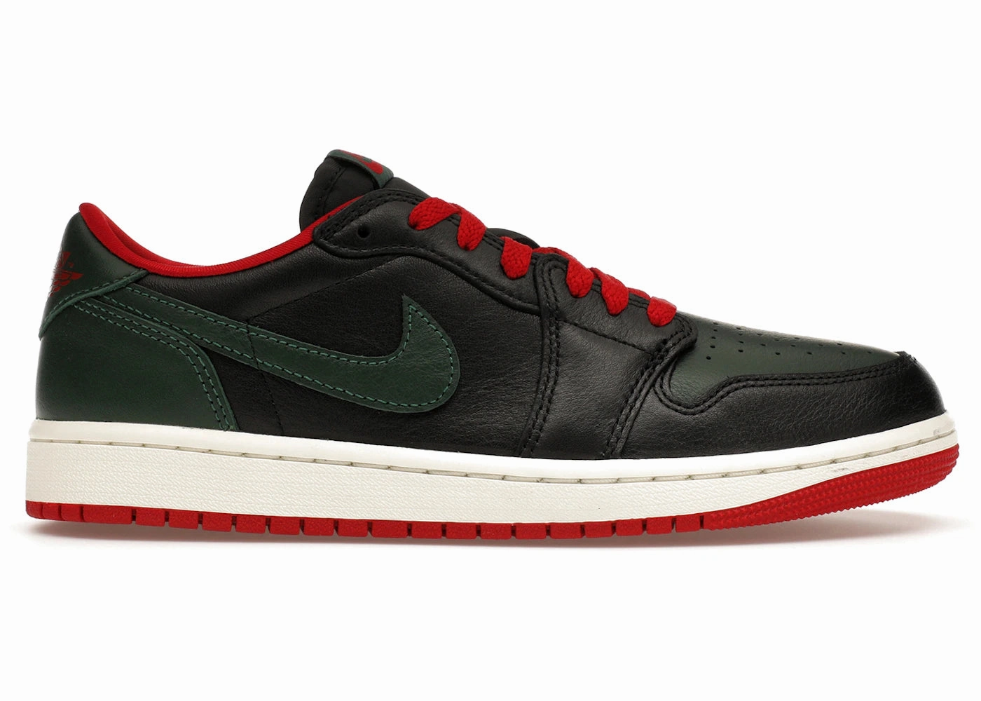 Jordan 1 Retro Low Og Gorge Green Varsity Red (Women'S) Energy Transfer Lean Form