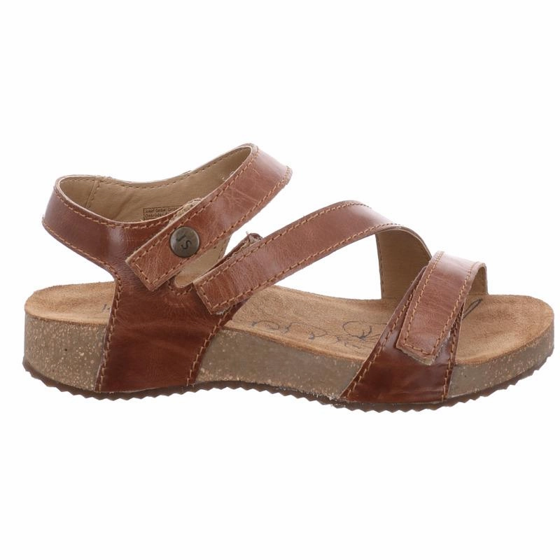 Josef Seibel Women's Tonga Camel Impact Diffusion Footwear for Vacation