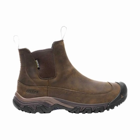 Stable Support Snow Trekker Cushioned Step Work Commute KEEN Men's Anchorage III Winter Boot - Dark Earth/Mulch