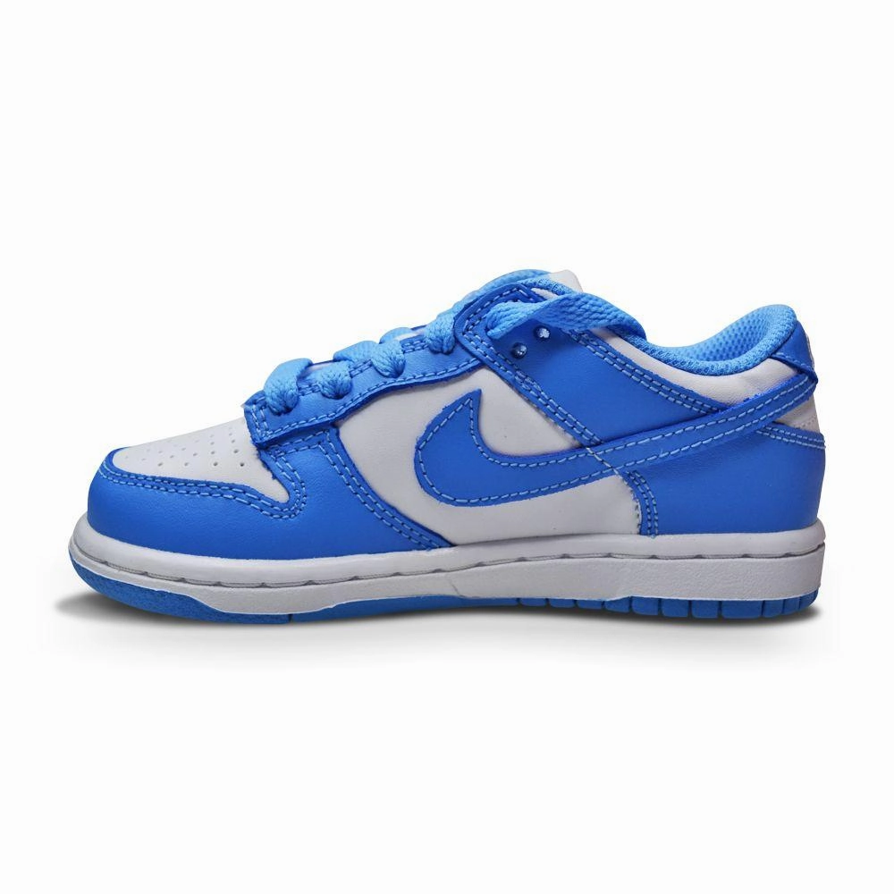 All Day Long Kids Nike Dunk Low (PS) - CW1588 103 - White University Blue White