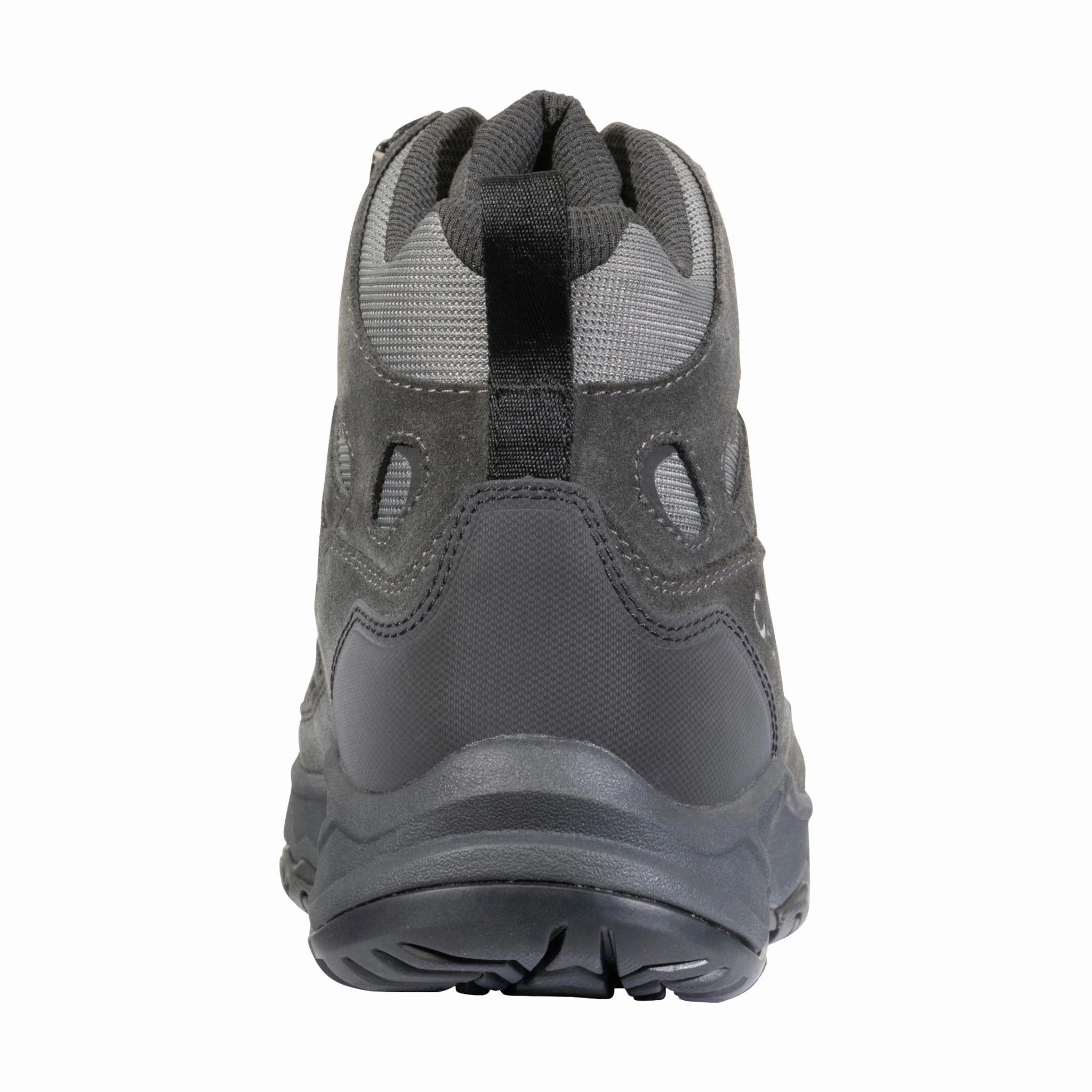 Superior Design Reflective Safety Details Oboz Men's Sawtooth Ascent Mid Waterproof Hiking Boots - Charcoal