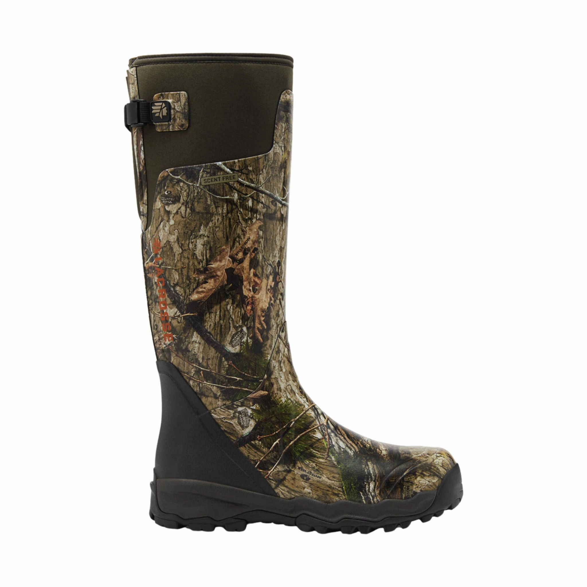 Lacrosse Men's Alphaburly Pro Non Insulated Boots - Mossy Oak Country DNA Flexible Midsole Construction Seamless Interior Construction