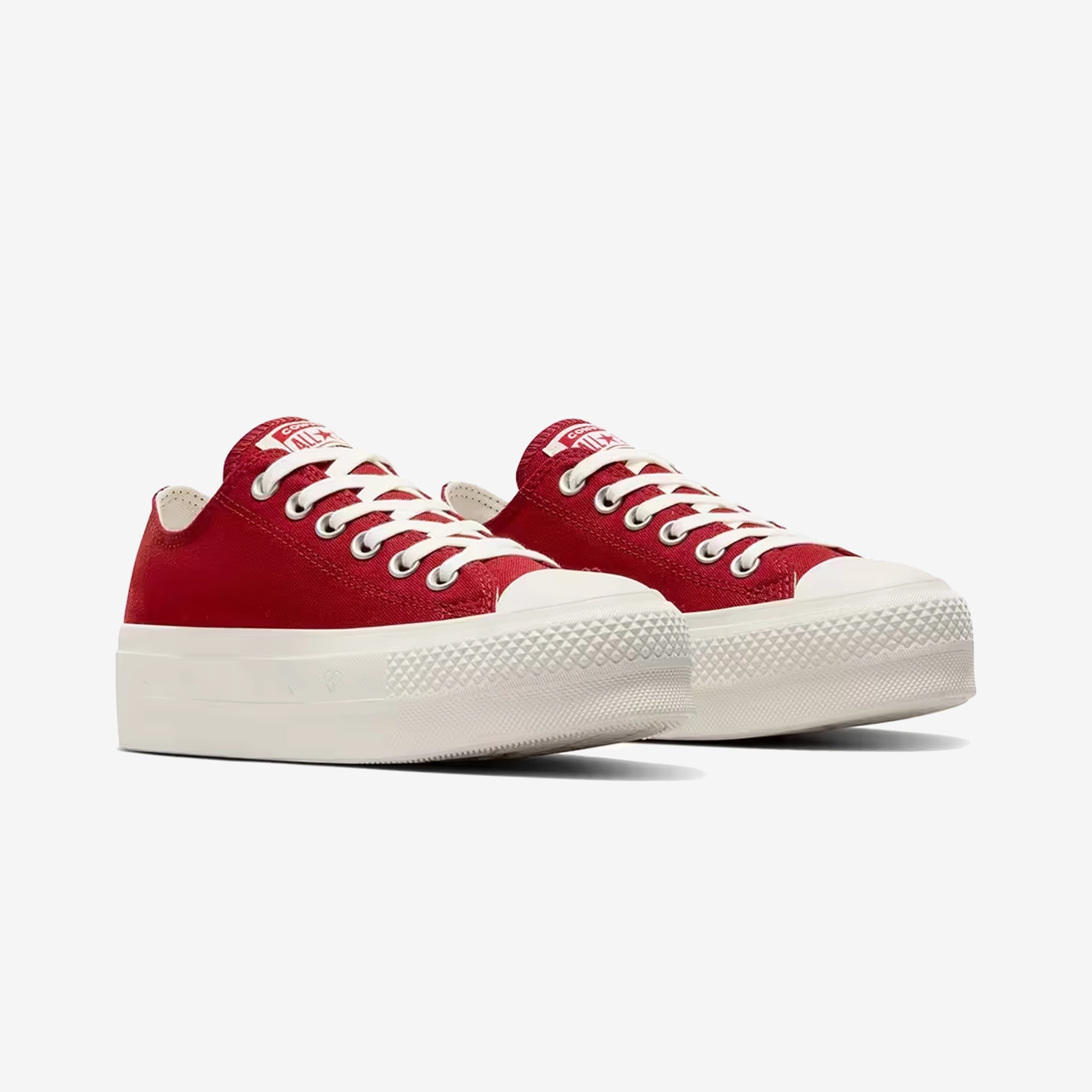 Converse | CHUCK TAYLOR ALL STAR LIFT PLATFORM HEARTS { RED Pressure Zoned Cushioning