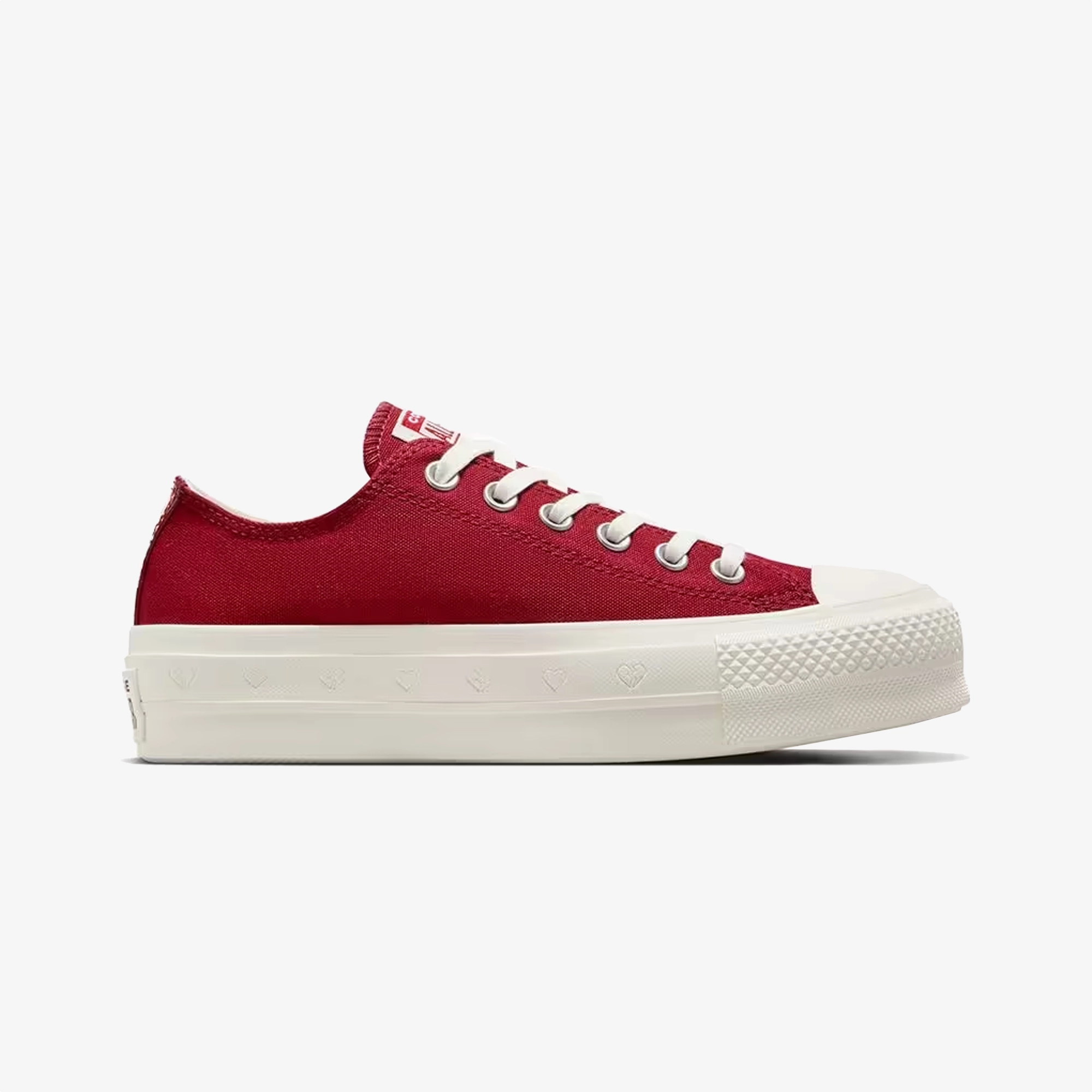 Blister Free Edge Converse | CHUCK TAYLOR ALL STAR LIFT PLATFORM HEARTS { RED