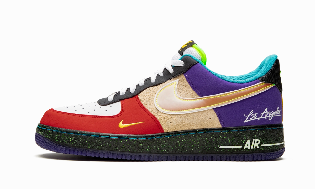 Air Force 1 07 LV8 "What the LA" Neutral Color Blending Stylish Touch