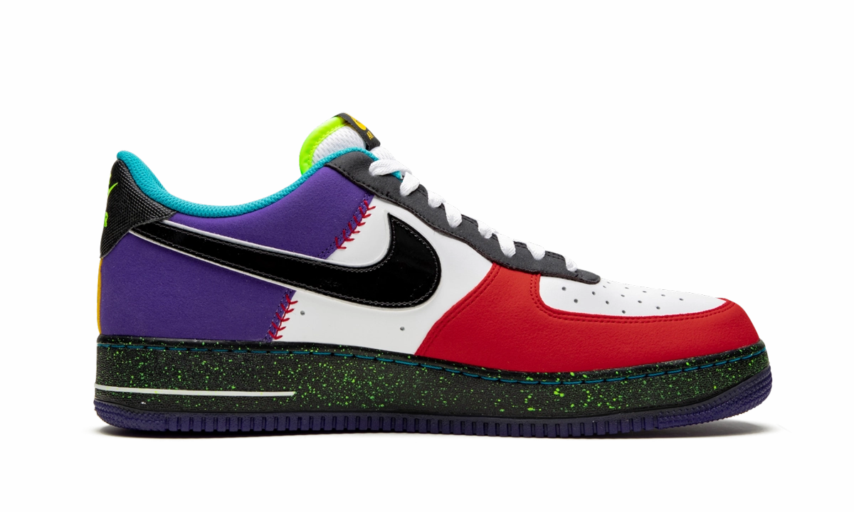 Air Force 1 07 LV8 "What the LA" Shore Path Wide Toe Box Design