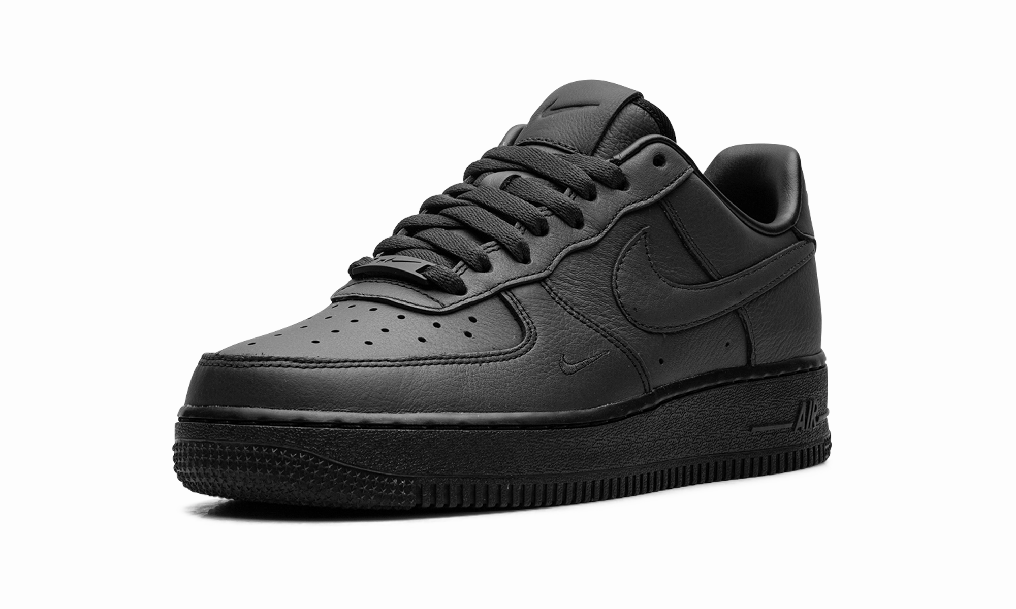 Calm Grey Air Force 1 Low ".SWOOSH - Triple Triple Black"