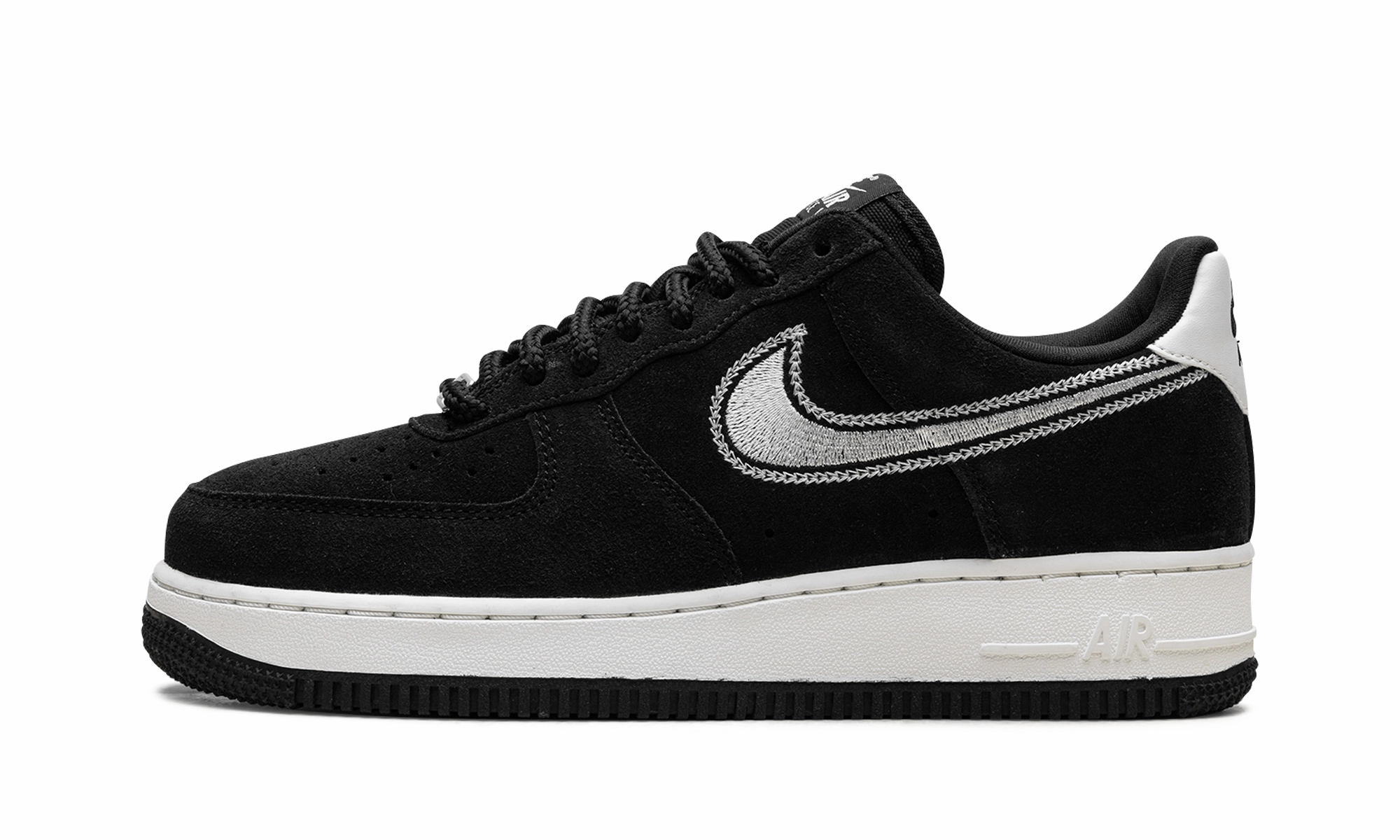 Air Force 1 Low '07 LV8 "Black Sail Embroidered Swoosh" SlipResistant