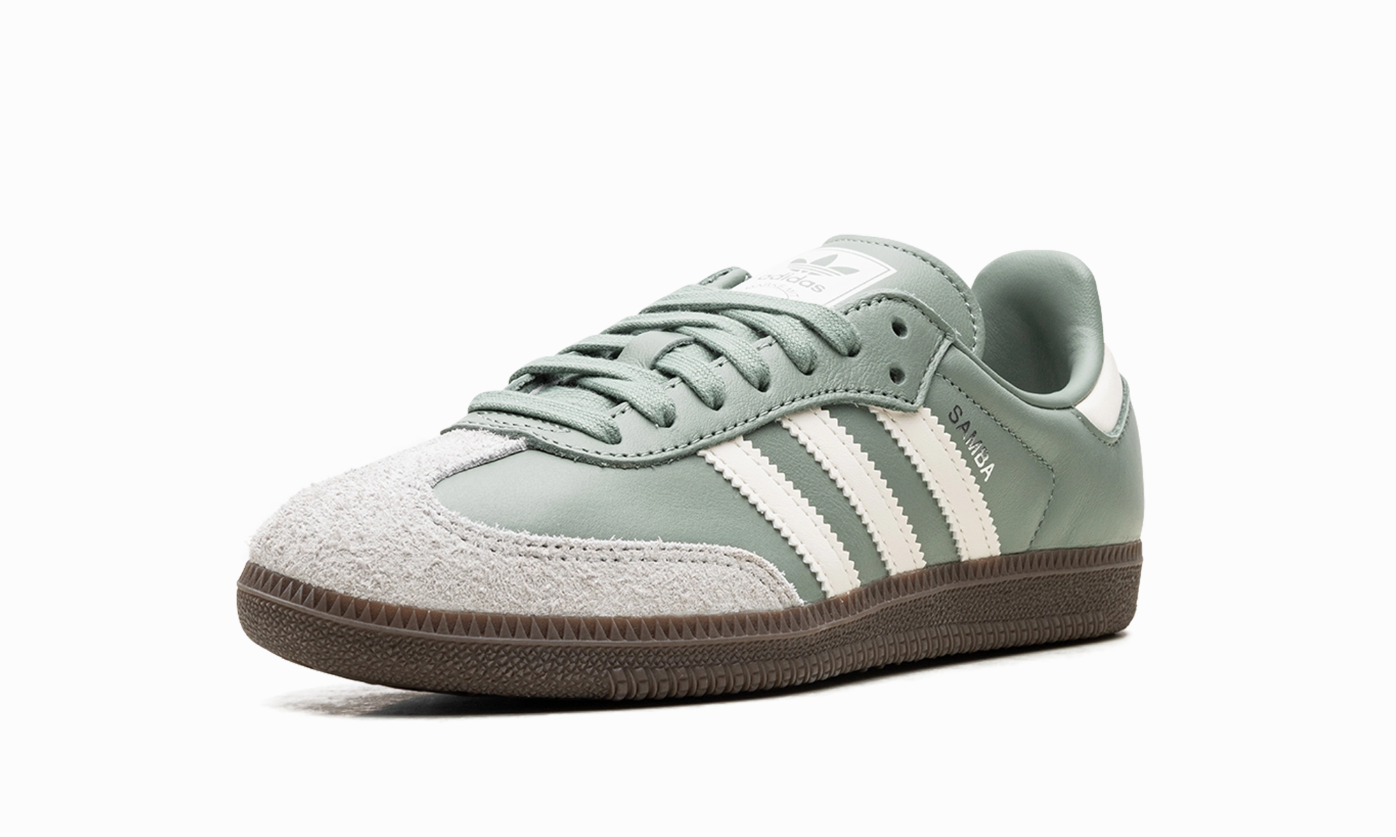 Samba OG "Silver Green Chalk White" Move Easy Square Toe