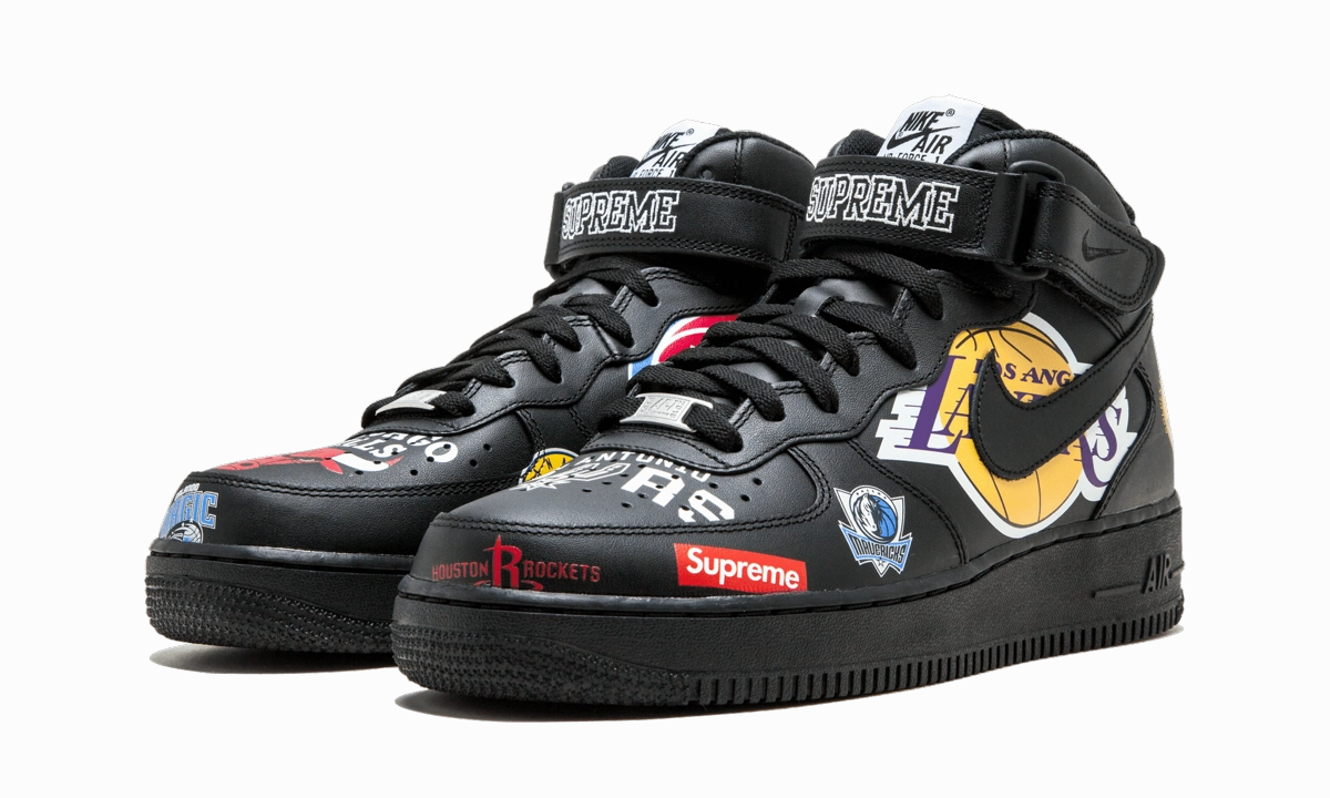 Slip Off Air Force 1 Mid '07 / Supreme "NBA"